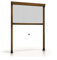 Zanzariera a rullo con frizione per finestra colore Moro, riducibile. 80x170 cm