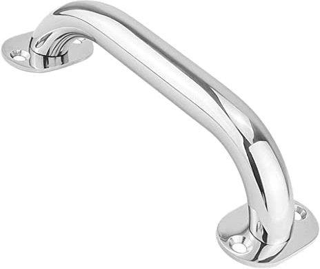 YMYGCC 300 mm Marineboot-Yacht-Türhaltegriff/Handlauf mit großer Klampe, Bootszubehör-Ersatz - Edelstahl