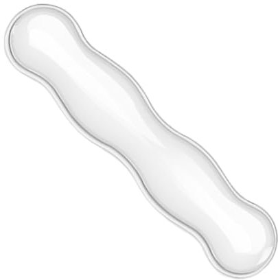 Lerpwige Transparente, kühlende Gel-Tastatur-Handauflage, Handgelenkstütze, bequem für Handgelenkauflage, Büro, Handgelenkstütze