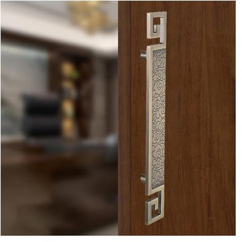 Maniglie per porte in vetro Maniglione industriale for porte in legno/vetro/metallo, spinta scorrevole solida commerciale, tirante for capannoni da giardino a doppia faccia for carichi pesanti(Length1