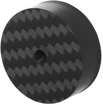 GAROZATION Carbon Fiber Speaker Shock Absorber Base Pad Isolation Pads for Guitar Turntable Amplifier Stands