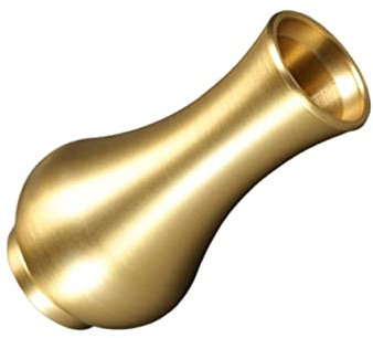 Kleine Schwere Messing Vase Ornamente FüR Dekorative Wohnaccessoires Goldene Aufbewahrungsvase 8.5X2.3Cm Tee Tische Und Blumendekoration