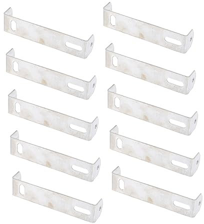 NUOBESTY 10 Stück Lampenhalterungen Kronleuchter Montage Halter Deckenrosette 80mm Metall Halterung Für Pendelleuchten Beleuchtungsbefestigung Wohnzimmer Haushalt