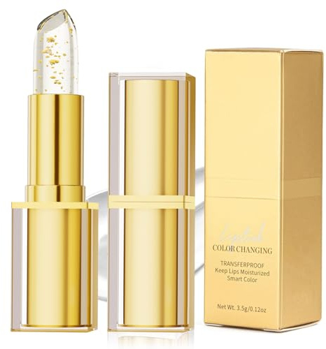2 Stück Lippenstift ohne Farbwechsel mit Farbwechsel, magische Lippenstift, temperaturaktiviert, feuchtigkeitsspendender Lippenstift, langanhaltend, wechselt die Farbe, glänzender Lippenbalsam ohne
