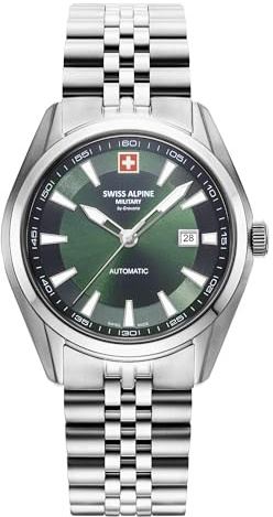Swiss Alpine Military Herren Automatik Uhr Armbanduhr 7091.2 Edelstahl