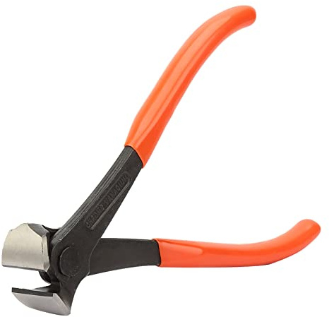 Jiawu 6 End Cutter Pliers for Steel Wire Cutting, Professional Nippers for Concrete Work, Anti-Slip PVC Handle