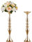 Sziqiqi 2 Prodotti di Ferro Battuto con Sostegno Alto allo Stile Europeo Moderno Semplice, Colonna Cremagliera Mensola Supporto Fiori Nozze, Decorazione Casa Creativa, Oro-50cm