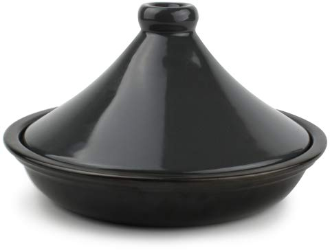 Nurso GmbH Tajine rond gris foncé 19 cm de diamètre