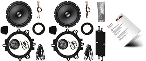 Pioneer TS-Peugeot-208 sistema di altoparlanti a 2 vie per automobili (350 W), 16.5 cm, sistema di altoparlanti Plug & Play per Peugeot 208 anno di costruzione dal 2012 al 2019