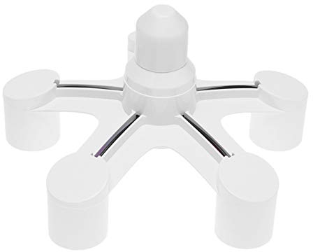 E27 zu E27 Lampenfassung Sockel Splitter LED Licht Lampe Adapter Halter Lampensockel (03)
