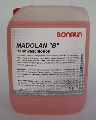 Handwaschlotion Seife Madolan B - hoch viskos - hohe Reinigungskraft- 10 Liter