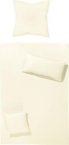 Erwin Müller Bettwäsche Würzburg Renforcé Natur Größe 155x220 cm (40x80 cm)