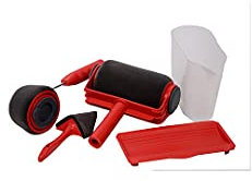 venteo - Paint Racer Pro - Rouleau de peinture portable avec réservoir intégré - Système anti-goutte, économique et rapide