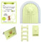 Myfuturshop® Mäuse Perez Magische Tür Zahnbox Leiter 4 Zertifikate Zahnreinigung Original Geschenk für Jungen und Mädchen Vanille