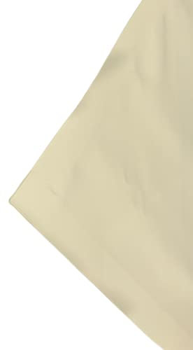 Tendaggimania ® Lona de PVC de Alto gramaje de 650 g/m² - 100% Impermeable - ignífuga, Anti UV, Cortaviento, Resistente a la Lluvia, Resistente al desgarro - Color: Crema - 300 cm
