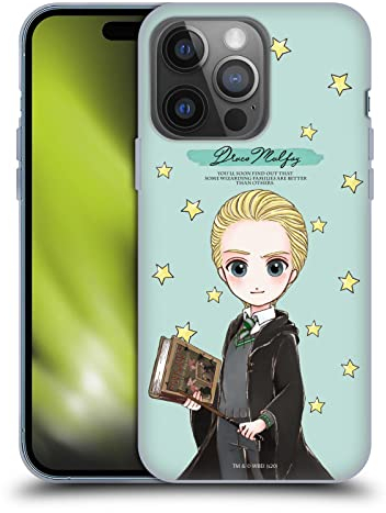 Head Case Designs Offizielle Harry Potter Draco Malfoy Deathly Hallows XXXVII Gelhülle [Militärischer Schutzgrad] Kompatibel Mit Apple iPhone 14 Pro Und Kompatibel Mit MagSafe