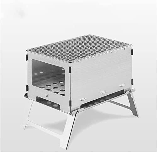ATAAY Mittlerer Zeltkocher Campingkocher Grill Grill Holzofen Grill Outdoor Wandern Picknick Geschirr