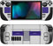 PlayVital Schutz Skin Decal für Steam Deck LCD, Skin Zubehör Custom Folie Stickers Vinyl Decal Faceplates Klebefolie für Steam Deck OLED Handheld Gaming PC-Klassiker SNES