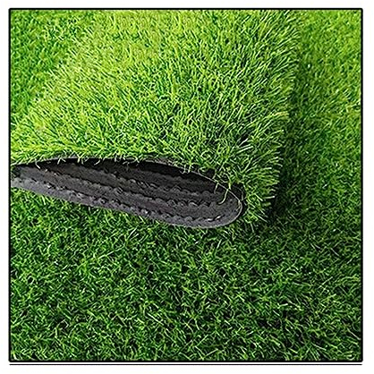 Kunstrasenteppich Outdoor, Wasserdurchlässig Kunstrasen, Kunstrasen Outdoor, Rasen für Balkon, Terrasse & Garten, Kunstrasen Teppich für Terrasse (1x12m/3.3x39.4ft)