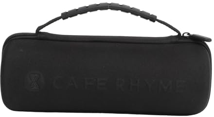 Glomora Bolsa para Molinillo de Café,Funda Impermeable y Protectora con Protección contra Golpes,Estuche de Almacenamiento Portátil para Molinillo de Café Manual y Eléctrico,para Hogar y Viaje (Negro)