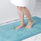 smiry Microfiber Bath Mat 40 x 60 cm, Non-Slip Super Absorbent Bathroom Mat, Extra Soft Machine Wash and Dry, Non-Shedding Bath Mats For Bathroom, Spa Blue