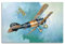 BPQN Poster, Motiv: Jasta 78b Albatros DVa Angriffsflugzeug im Vintage-Stil, Motiv: Kampfflugzeug aus dem Ersten Weltkrieg, dekoratives Gemälde, Leinwand-Kunstbild, 50 x 75 cm