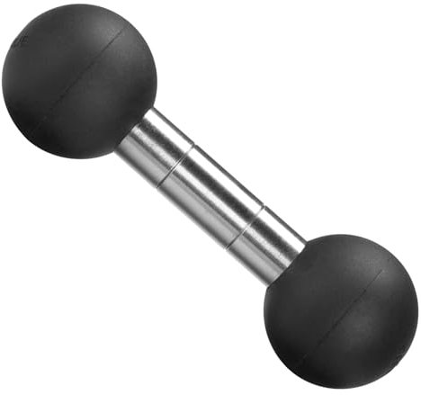 FANAUE Adaptateur Double Boule pour Moto, de 25 mm à 25 mm, Compatible avec Les Bras à Double Prise RAM Mounts, Support GPS pour Moto et Accessoires vélo