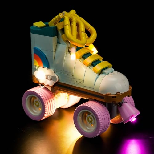 LocoLee Licht Kompatibel mit Lego 3in1 Rollschuh 31148, Nur Lichter Set - Kein Modell, Licht Beleuchtung Set Compatible with Lego 3-in-1 31148 Rollschuh