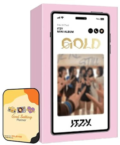 ITZY Album - GOLD PHONE BOX ver.+Pre Order Benefits+BolsVos Exclusive K-POP Giveaways Package