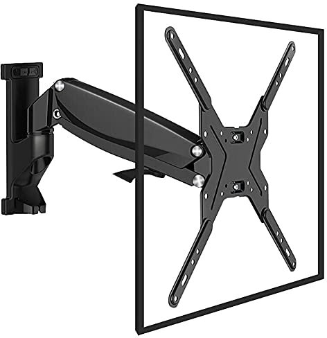 ZSLBGUYIAD Support TV, Support TV Mural inclinable et pivotant Robuste pour la Plupart des téléviseurs à écran Plat LED, LCD, OLED, Plasma de 32 à 50 Pouces avec Support TV 400 x 400 mm