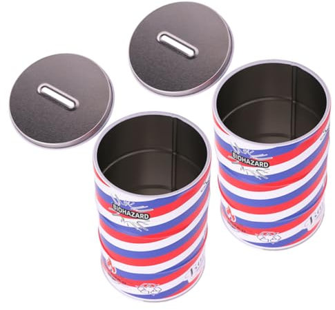 Ipetboom Rasier-entsorgungsbox 2er-Set Metall-entsorgungsbehälter Für Den Heimsalon