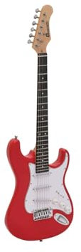 DIMAVERY J-400 Electric Guitar ST, rot, 3/4