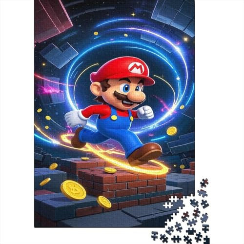 The Super Mario Bros. Movie 1000-Puzzleteile Puzzle Für ErwachseneChallenge SpielzeugGeschenke Für Erwachsene100% RecyclingkartonGeeignet Für Erwachsene Und Kinder 1000pcs (75x50cm)