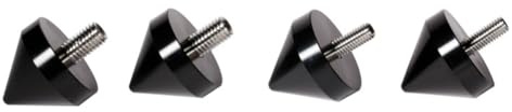 Yominerr 4PCS Speaker Stand Feet Foot Shock-Absorbing Spikes M6 Cone Floor Foot Nail Isolation Spikes