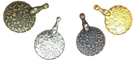 QUXVUIS DIY Fadenschneider Metallmaterial Verschleißfestes Nähwerkzeug Schneidanhänger Vintage Farbe Garnzubehör für Stoffdraht