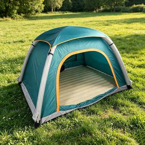 Aufblasbares Zelt Für 2-3 Personen | Schneller Aufbau In 300 Sekunden, Wasserdichtes Material (3000 mm), Ideal Für Camping, Wandern Und Den Garten
