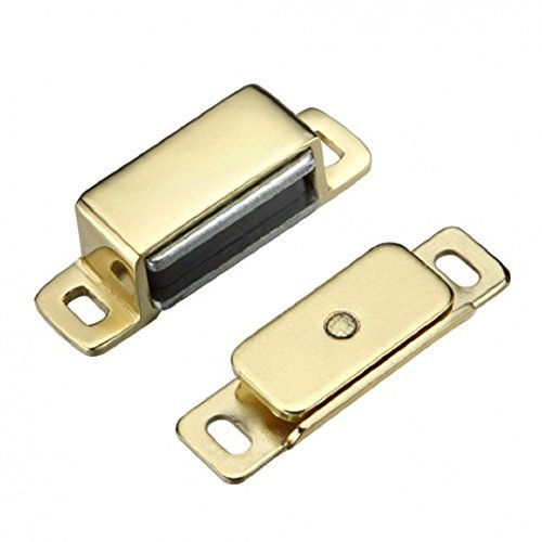 Chivrose Ltd Quality Heavy Duty Magnetic Catch with 6kg Pull Rating + Screws (Electro Brass)