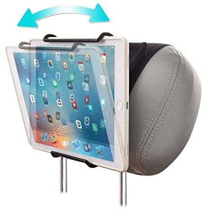 WANPOOL Soporte Reposacabezas Universal con ángulo - Abrazadera de Sujeción Ajustable para iPads, Tabletas Samsung y Más