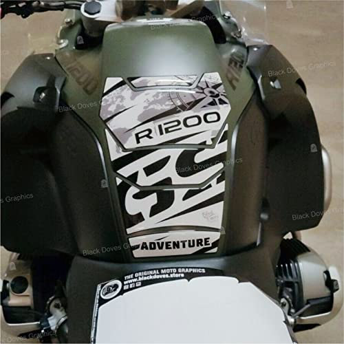 Adesivo 3D Protezione Serbatoio compatibile con/sostitutivo per BMW R1200 GS ADVENTURE 2006-2013 TANK PAD R 1200 ADV