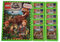 Blue Ocean Jurassic World Lego Sticker Serie 2019 Leeralbum + 10 Stickertüten