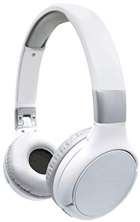 Lexibook Acoustix - Casque Audio 2-en-1 Bluetooth et Filaire, Stéréo, sans Fil, Filaire, Batterie Rechargeable, Bluetooth 5.3 (jusqu'à 10m), Blanc, HPBT010S