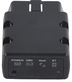 Bluetooth Adapter KW902 OBDII OBD2 Auto-Scanner-Diagnosetool mit Zubehör, automatische Diagnose Diagnose-Tool Fehlererkennung Bluetooth 5.0 für Android(Schwarz)