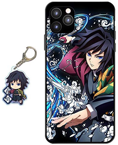 Staremeplz Compatible with iPhone 11 Pro Case Anime Design [With Figure Keychain], Soft Silicone Flexible TPU Animation Phone Case for iPhone 11 Pro