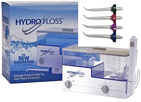 Hydro Floss New Generation Oral Irrigator Bundle with Sulcus Tips