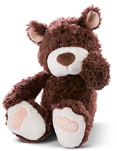NICI Kuscheltier Bär 25 cm – Nachhaltiges Plüschtier für Mädchen, Jungen & Babys – Flauschiges Stofftier zum Spielen, Sammeln & Kuscheln – Gemütliches Schmusetier, Kakaobraun