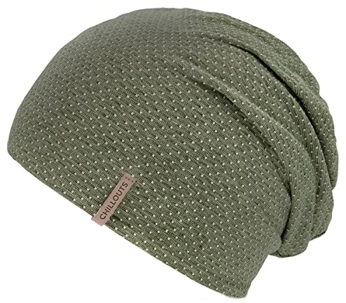 CHILLOUTS Geneva Hat, Longbeanie, Einheitsgröße OneSize, Unisex Mütze, Olive