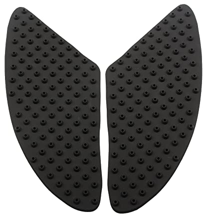 yufana Adesivi Antiscivolo per Serbatoio, Moto Coperture Paraserbatoio, Adesivo Protezione per Serbatoio Olio Moto, Adesivo Universale per Moto Antiscivolo con Gomma Laterale per Moto Laterale (Nero)