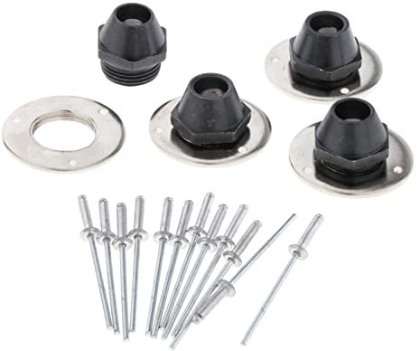 Dickly 4x Buses de Pulvérisateur de Stuc de Ciment Accs avec Joints D'aiguilles Ensemble Mortier de Pulvérisateur Mural