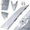 WORHAN Laderampe Rampe Aluminium Klappbare Schwerlastrampe rutschfest Motorrad 225cm (400kg) HR225