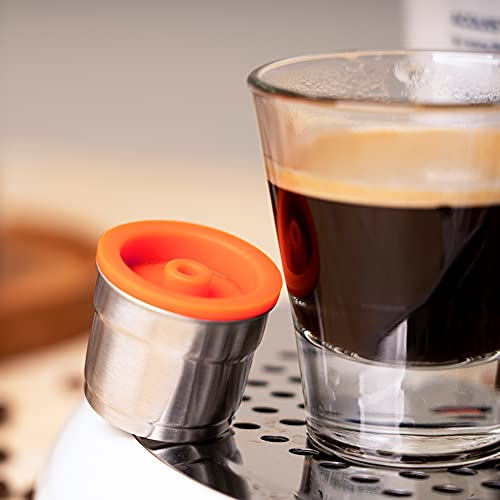 Coffee capsule reusable stainless steel for Illy, rechargeable wave wellasre waffle, which is compatible with Illy HypereasPresso method